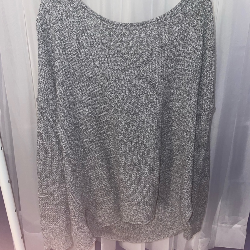 Gray sweater